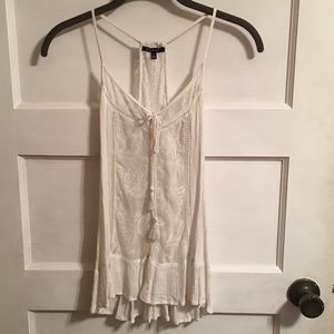 White Lace Tank Top